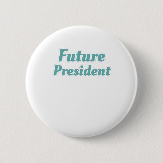 Cadeaubon President student Toekomstig President C Ronde Button 5,7 Cm (Voorkant)