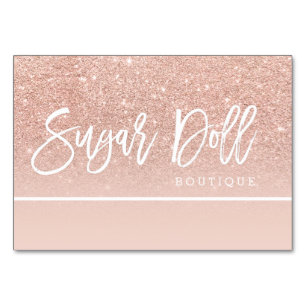 cadeaubon roos goudtipografie roos goud logo kaart