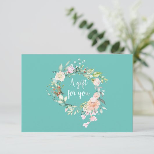 Cadeaubon Rozenkrans (Staand voorkant)