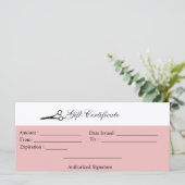 Cadeaubon schaar (Staand voorkant)