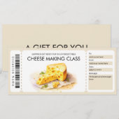 Cadeaubon Sjokola maken Klas Template Kaart (Voorkant / Achterkant)