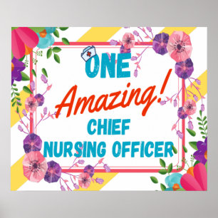 Cadeaubon Voor Chief Nursing Officer Poster