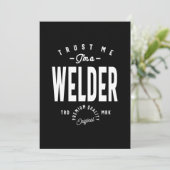 Cadeaubon voor de functie Welder Kaart (Staand voorkant)