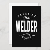 Cadeaubon voor de functie Welder Kaart (Voorkant / Achterkant)