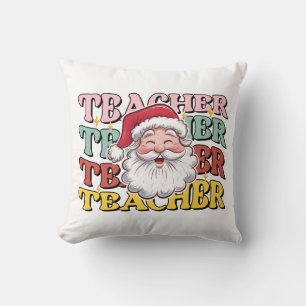 Cadeaubon voor docent Kerstman Docent Kussen