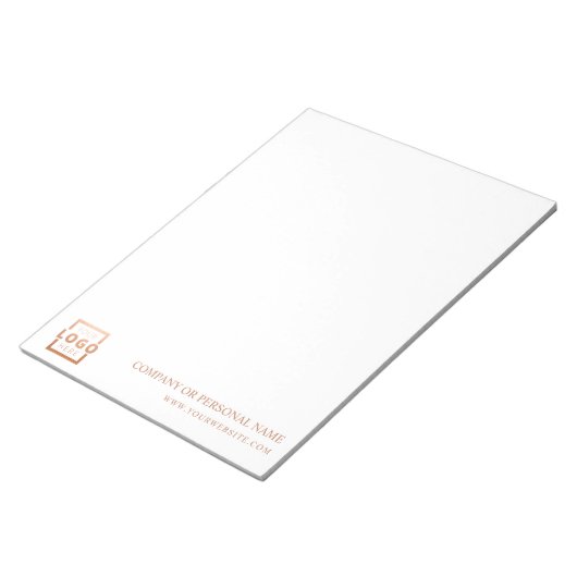 Cadeaubon voor eigen Logo bedrijf Notitieblok (Schuin)