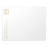 Cadeaubon voor eigen Logo bedrijf Notitieblok (Voorkant)