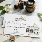 Cadeaubon voor fotosessie