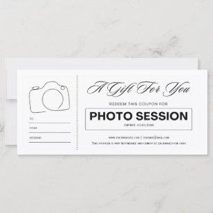Cadeaubon voor fotosessie