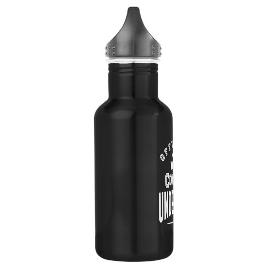 Cadeaubon voor functieteken van de onderneming waterfles (Links)