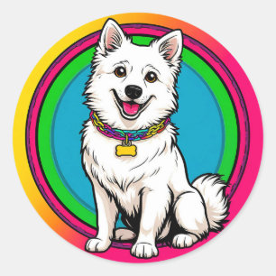 🐶 Cadeaubon voor hondenliefhebbers voor huisdiere Ronde Sticker