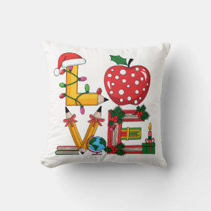 Cadeaubon voor leerkrachten Liefde Potlood Apple Kussen