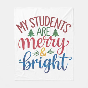 Cadeaubon Voor Leraar Mijn Studenten Zijn Vrolij Fleece Deken