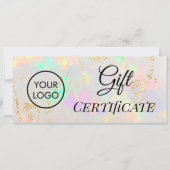 cadeaubon voor logo opal stone (Voorkant)