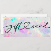 cadeaubon voor minerale edelsteen (Voorkant / Achterkant)