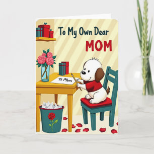 Cadeaubon voor Moeder Dier Kaart