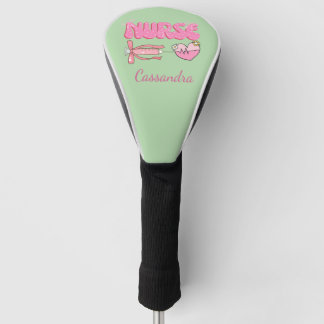 Cadeaubon voor naam toekomstige verpleegkundige st golfheadcover