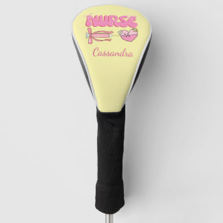 Cadeaubon voor naam toekomstige verpleegkundige st golfheadcover