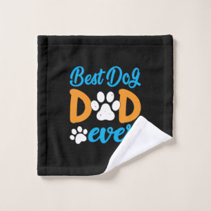 Cadeaubon voor opa Beste hond papa ooit Washandje