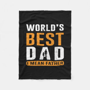 Cadeaubon voor opa   Ik bedoel vader Fleece Deken