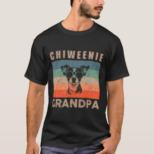 Cadeaubon voor Opa met Oude Chiweenie Hond voor Ma T-shirt