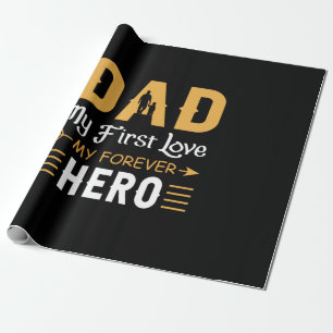 Cadeaubon voor opa Papa mijn eeuwige held Cadeaupapier