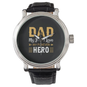 Cadeaubon voor opa Papa mijn eeuwige held Horloge