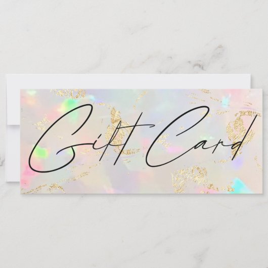 cadeaubon voor opal stone (Voorkant)