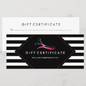 Cadeaubon voor oude haarstijlen (Voorkant / Achterkant)