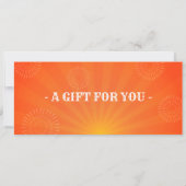 Cadeaubon voor pretpark kaart (Achterkant)