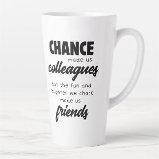 Cadeaubon voor vertrekkende collega's voor vrouwen latte mok