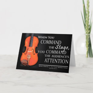 Cadeaubon voor Vioolspelers - Muziek is mijn Kunst Kaart