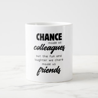 Cadeaubon voor vrouwelijke collega die weggaat extra grote beker