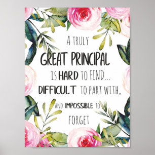 Cadeaubon voor waardering van directeur Kantoordec Poster
