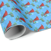 Cadeaubonade Roll Children's Art - kerstkardinaal Cadeaupapier (Rol Hoek)