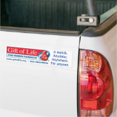 Cadeaubonenbeenmergstichting bumpersticker (Op Truck)