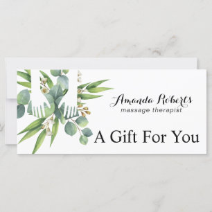 Cadeaubonnen botanische massagetherapiespa