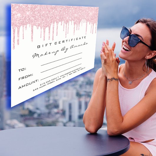 Cadeaubonnen met certificaatstreepjes Verlengingsc Briefkaart