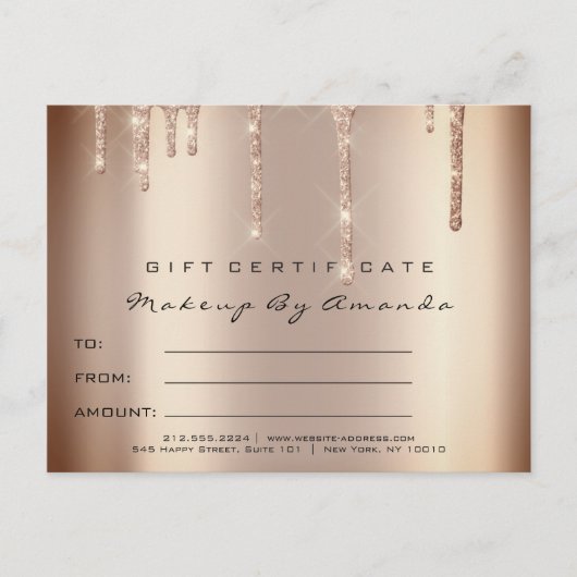 Cadeaubonnen met certificaatstreepjes Verlengingsc Briefkaart (Voorkant)