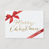 Cadeaubonnen met fijne kerst kortingskaartje (Voorkant)