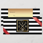 Cadeaubonnen | Modern Stripes Beauty Salon (Voorkant / Achterkant)