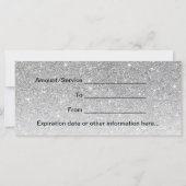 Cadeaubonnen | Roze lampen Modern Silver Salon (Achterkant)