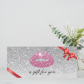 Cadeaubonnen | Roze lampen Modern Silver Salon (Staand voorkant)