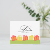 Cadeaubonnen voor detailhandel (Staand voorkant)