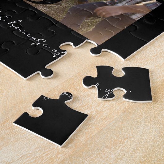 Cadeaubonnen voor gecombineerde fotocollage - aang legpuzzel (Zijkant)