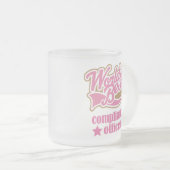 Cadeaubonnetje van de nalevingsfunctionaris (Beste Matglas Koffiemok (Voorkant rechts)