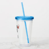 Cadeaubont voor gematchte neef- en nevenbril acryl drinkbeker (Links)