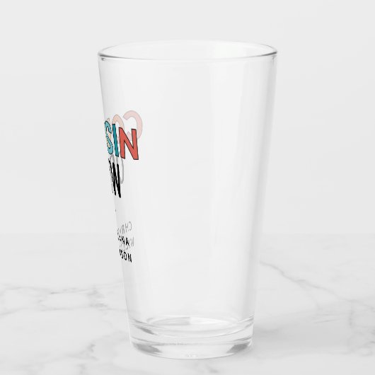 Cadeaubont voor gematchte neef- en nevenbril glas (Links)