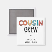 Cadeaubont voor gematchte neef- en nevenbril magneet (Voorkant / Achterkant)