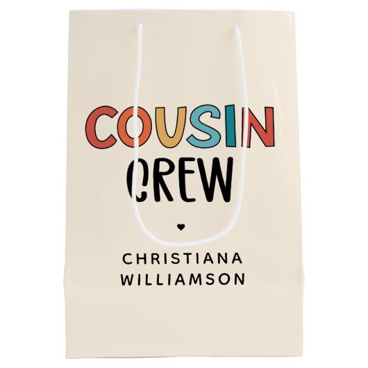 Cadeaubont voor gematchte neef- en nevenbril medium cadeauzakje (Achterkant)